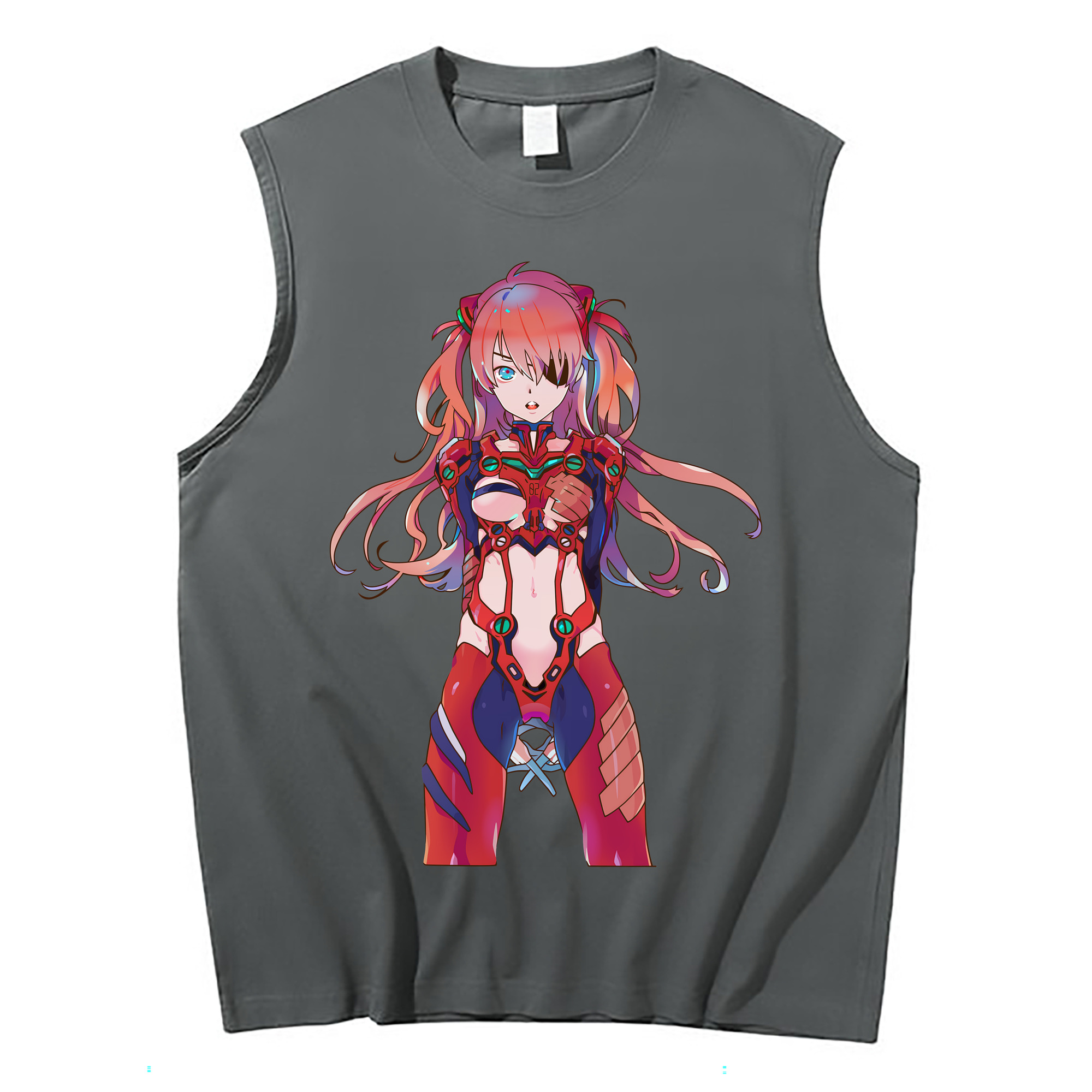 （画像用） EVA 新世紀エヴァンゲリオン コットン100％タンクトップ（フロントプリント）